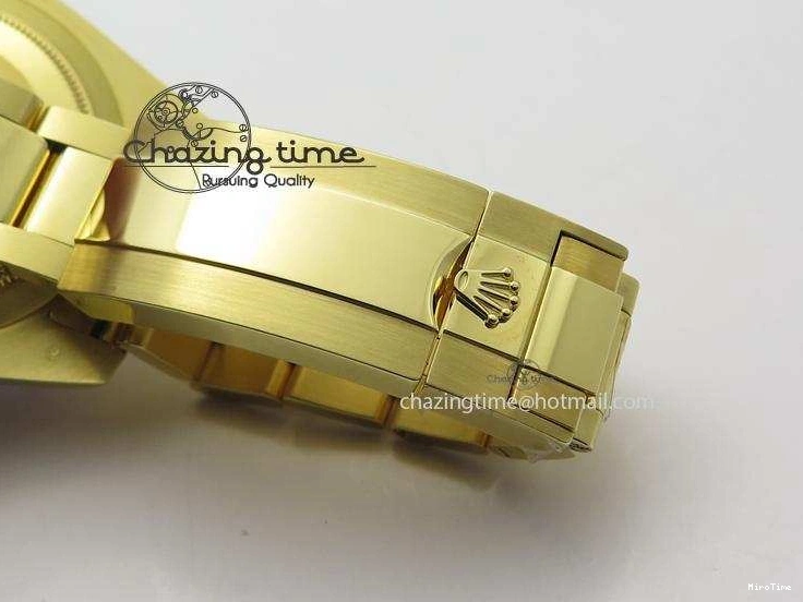 MiroTime 0116 RelaxedFit GMT-Master II 116718 LN Bp-Maker Best Edition YG Wrapped Bezel Black Dial On YG Bracelet ETA 3988